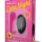 Bodywand Date Night Rechargeable Silicone Egg with Remote Control and Side-Tie Panty - Black/Pink