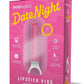 Bodywand Date Night Rechargeable Silicone Lipstick Vibrator - Pink/White