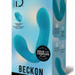 Bodywand I.d. Beckon Rechargeable Silicone Dual Stimulating Vibrator - Teal