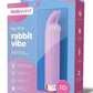Bodywand My First Rabbit Vibe Silicone Rechargeable Vibrator - Lavender/Purple
