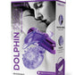 Bodywand Rechargeable Silicone Dancing Dolphin Ring - Purple