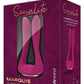 Bodywans Socialite Marquis Rechargeable Silicone DP Vibrator - Pink