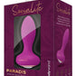 Bodywand Socialite Paradis Rechargeable Silicone Anal Plug - Gold/Purple