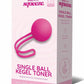 Bodywand Squeeze Single Silicone Ball Kegel Toner 37g
