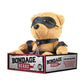 Bondage Bearz Charlie Chains Stuffed Animal - Black/Brown