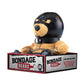 Bondage Bearz Sal The Slave Stuffed Animal - Black/Brown