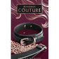 Bondage Couture Pu Leather Collar and Leash - Black