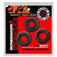 Bonemaker Cockrings Night Edition - Black - 3 Per Pack