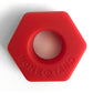 Boneyard Bust A Nut 2x Stretch Silicone Cock Ring Ball Stretcher - Red