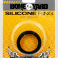 Boneyard Silicone Ring Cock Ring - Black - 1.4in