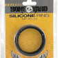 Boneyard Silicone Ring Cock Ring - Black - 1.8in