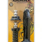 Boneyard Silicone Tool Kit Dildo with Balls 10in with Attachments - Black - 3 Per Set