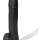 Boneyard Silicone Tool Kit Dildo with Balls 10in with Attachments