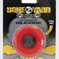 Boneyard Ultimate Silicone Cock Ring - Red - 2in