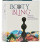 Booty Bling Jeweled Silicone Anal Beads - Silver