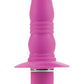 Booty Call Booty Buzz Silicone Vibrating Butt Plug - Pink
