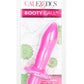 Booty Call Booty Rocket Silicone Vibrating Butt Plug - Pink