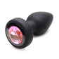 Booty Sparks 28x Rechargeable Silicone Vibrating Gem Anal Plug with Remote Control