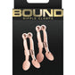 Bound Nipple Clamps C1 - Metal/Rose Gold