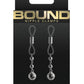 Bound Nipple Clamps D1 - Gray/Grey/Gun Metal/Metal