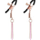 Bound Nipple Clamps D3 - Metal/Rose Gold