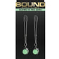 Bound Nipple Clamps G1 Iron - Glow In The Dark/Gray/Grey/Metal