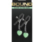 Bound Nipple Clamps G3 Iron - Glow In The Dark/Gray/Grey/Metal