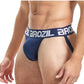 Brozil Ultra Bulge Enhancing Jockstrap - Blue/Navy Blue - Large/XLarge