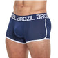 Brozil Ultra Glute and Bulge Enhancing Mesh Trunk - Blue/Navy Blue - Medium/Small