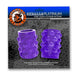 Bubbles Silicone Nipple Suckers - Eggplant/Purple