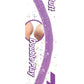 Butt to Butt Double Play Dildo - Purple - 18in