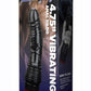 C and B Gear Vibrating Anal Dildo - Black - 4.75in