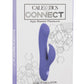 Calexotics Connect Dual Stimulator Rechargeable Silicone App Compatible Dual Vibrator with Remote - Purple
