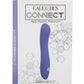 Calexotics Connect Contoured G Rechargeable Silicone App Compatible G-Spot Vibrator with Remote - Purple