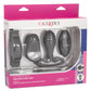 Calexotics Silicone Adventure Set Anal Plug Kit with Remote Control - Black
