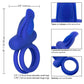 Calexotics Silicone Rechargeable Dual Pleasure Enhancer Cock Ring