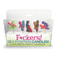 Candyprints F*ckers Sex Position Candles - Assorted Colors - 5 Per Pack