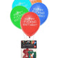 Candyprints X-Rated Birthday Balloons - Assorted Colors - 8 Per Bag