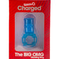 Charged Big Omg Vibrating Ring USB Rechargeable Waterproof - Blue