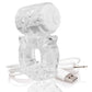 Charged Bigo Rechargeable Waterproof Vibrating Cock Ring - Clear
