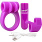 Charged Combo USB Rechargeable Silicone Kit #1 Waterproof - Purple