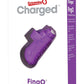 Charged Fing O Rechargeable Finger Mini Vibrator Waterproof - Purple