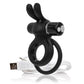 Charged Ohare Rechargeable Silicone Waterproof Rabbit Cock Ring