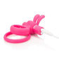 Charged Ohare Rechargeable Silicone Waterproof Rabbit Cock Ring
