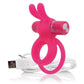 Charged Ohare Rechargeable Silicone Waterproof Rabbit Cock Ring