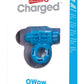 Charged OWOW Rechargeable Vibe Ring Waterproof - Blue