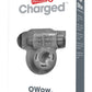 Charged OWOW Rechargeable Vibrating Ring Waterproof - Gray/Grey