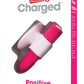 Charged Positive Rechargeable Waterproof Vibrator - Pink