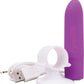 Charged Positive Rechargeable Waterproof Vibrator - Purple