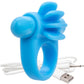 Charged Skooch Rechargeable Vibrating Silicone Cock Ring Waterproof - Blue